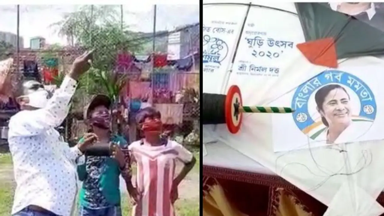 সল্টলেকের আকাশে উড়ল একুশের ঘুড়ি, পুজোর আগেই প্রচারে তৃণমূল সল্টলেকের আকাশে উড়ল একুশের ঘুড়ি, পুজোর আগেই প্রচারে তৃণমূল