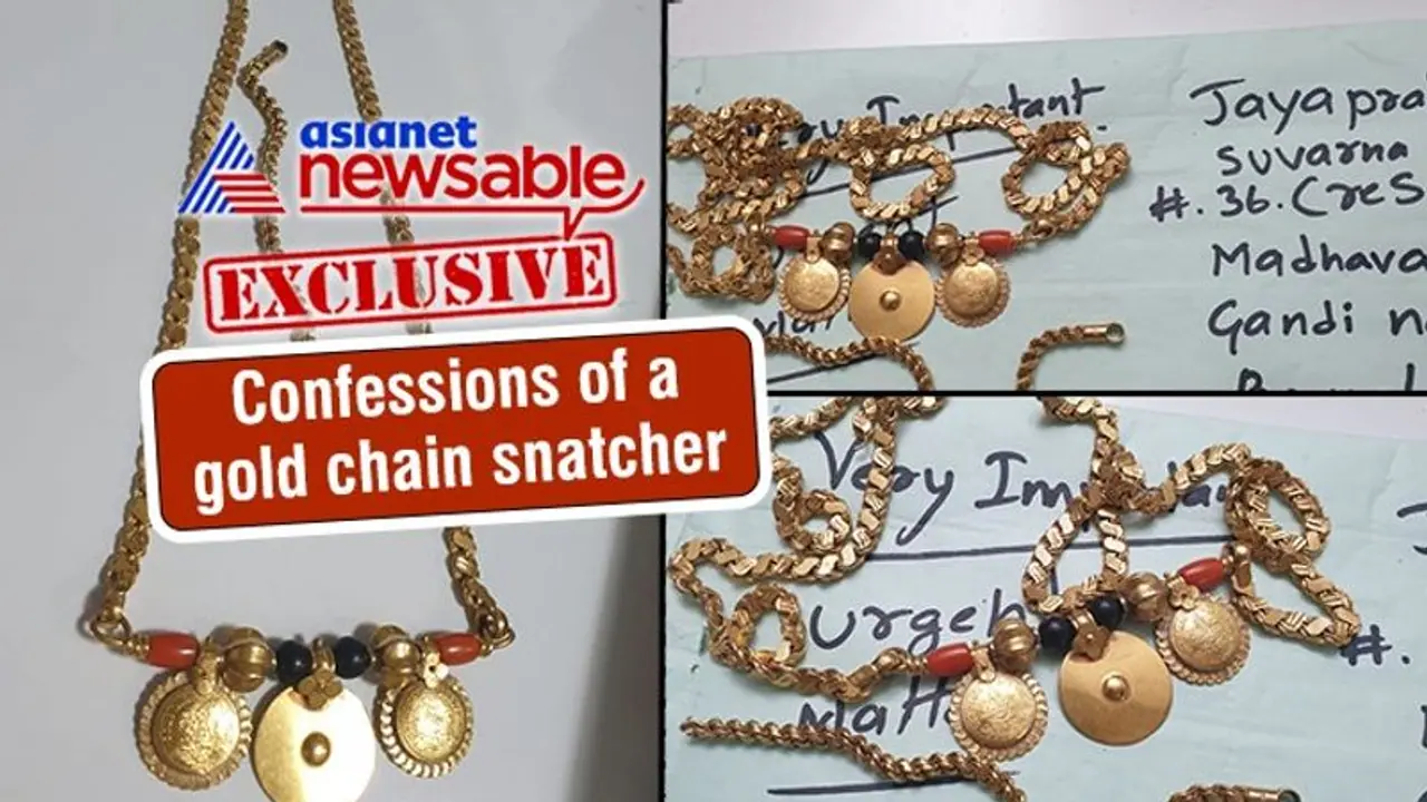 Exclusive: Chain snatcher seeks out Suvarna News anchor’s help in returning gold chain to victim