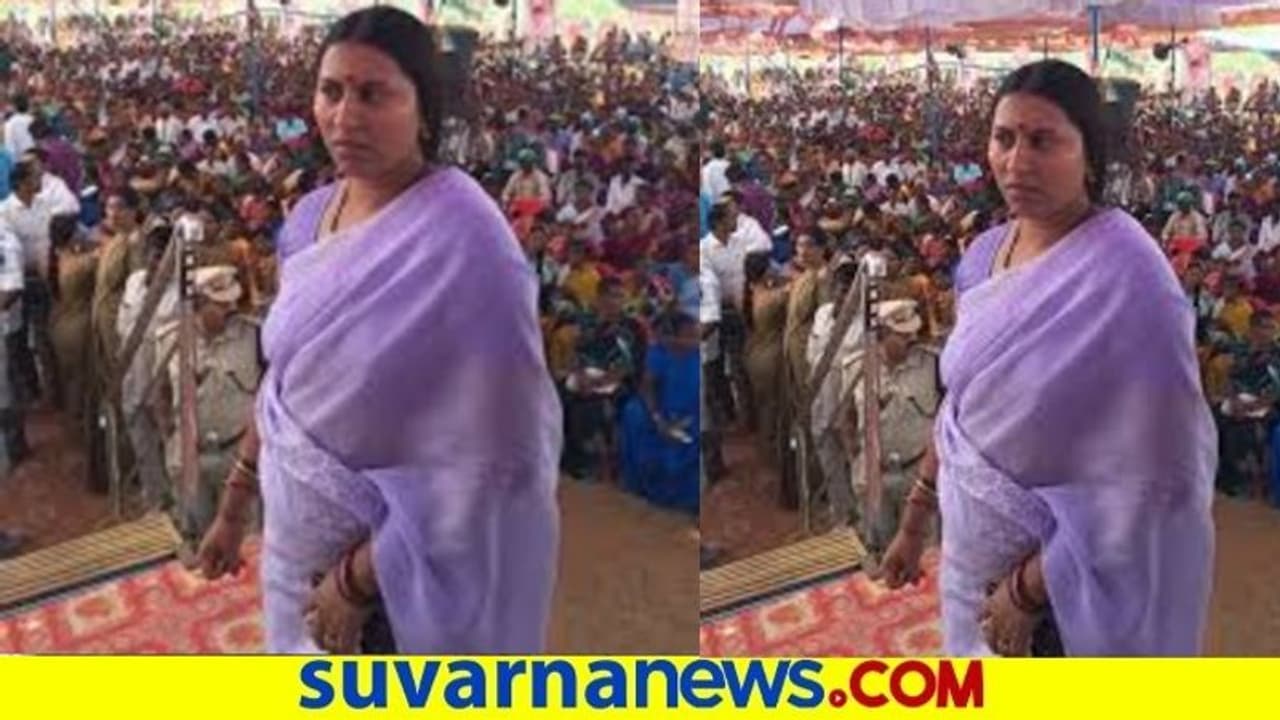 ಶಾಸಕಿ ರೂಪಕಲಾ ಮಳೆಯಲ್ಲೇ 3 ಗಂಟೆ ಏಕಾಂಗಿ ಪ್ರತಿಭಟನೆ