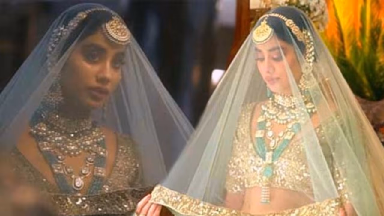 పెళ్ళికి ముస్తాబైన అతిలోక సుందరి తనయ.. రాకుమారిగా ముస్తాబు పెళ్ళికి ముస్తాబైన అతిలోక సుందరి తనయ.. రాకుమారిగా ముస్తాబు