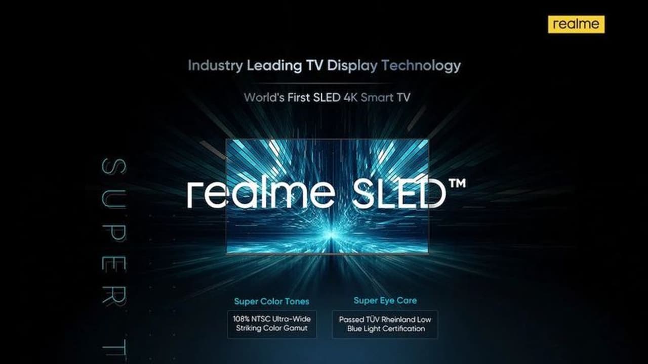 లేటెస్ట్ టెక్నాలజీతో రియల్మీ ఎస్ఎల్ఈడీ 4కే స్మార్ట్ టీవీ.. లేటెస్ట్ టెక్నాలజీతో రియల్మీ ఎస్ఎల్ఈడీ 4కే స్మార్ట్ టీవీ..