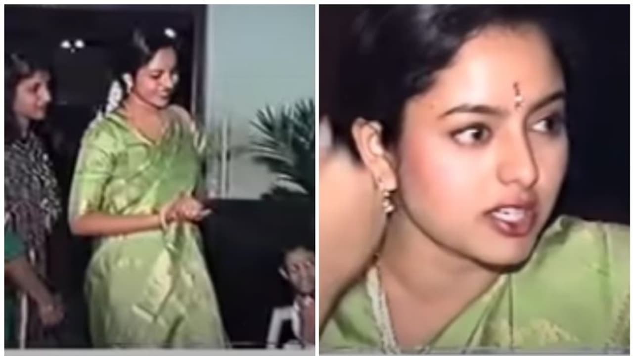 നിഷ്കളങ്കമായ ചിരിയോടെ ഓടിനടക്കുന്ന സൗന്ദര്യ, വിവാഹ വീഡിയോ ചര്ച്ചയാകുന്നു നിഷ്കളങ്കമായ ചിരിയോടെ ഓടിനടക്കുന്ന സൗന്ദര്യ, വിവാഹ വീഡിയോ ചര്ച്ചയാകുന്നു