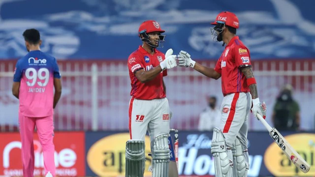 মায়াঙ্কের শতরান, রাহুলের অর্ধশতরান, রাজস্থানকে ২২৪ রানের বিশাল টার্গেট দিল পঞ্জাব মায়াঙ্কের শতরান, রাহুলের অর্ধশতরান, রাজস্থানকে ২২৪ রানের বিশাল টার্গেট দিল পঞ্জাব