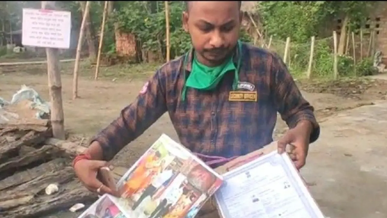 বাড়ির অমতে রেজিস্ট্রি করে বিয়ে, স্ত্রীকে ফিরে পেতে শ্বশুরবাড়ির সামনে ধর্না যুবকের বাড়ির অমতে রেজিস্ট্রি করে বিয়ে, স্ত্রীকে ফিরে পেতে শ্বশুরবাড়ির সামনে ধর্না যুবকের