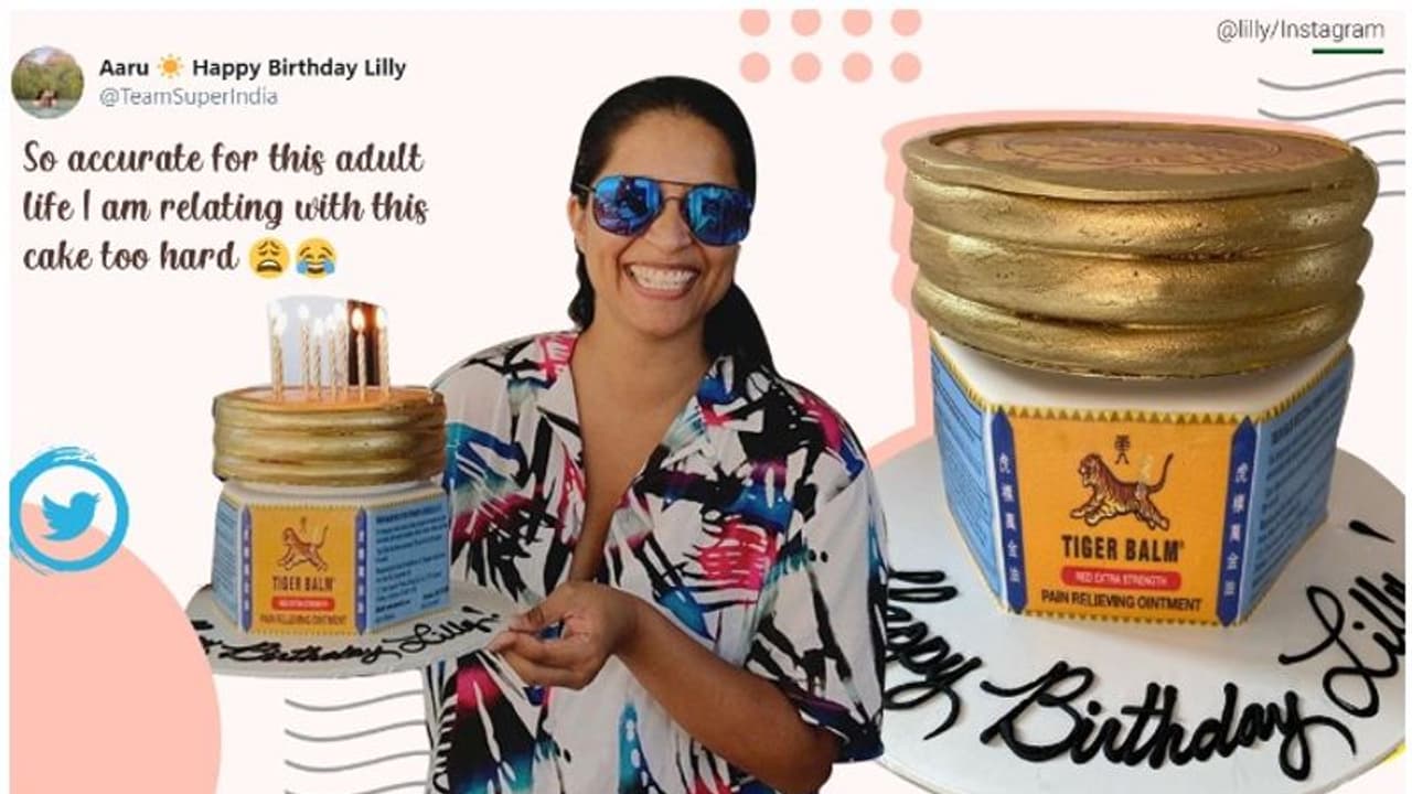 'ടൈഗർ ബാം കേക്കു'മായി ജന്മദിനം ആഘോഷിച്ച് യൂട്യൂബർ ലില്ലി സിംഗ്; കയ്യടിച്ച് സോഷ്യൽ മീഡിയ 'ടൈഗർ ബാം കേക്കു'മായി ജന്മദിനം ആഘോഷിച്ച് യൂട്യൂബർ ലില്ലി സിംഗ്; കയ്യടിച്ച് സോഷ്യൽ മീഡിയ