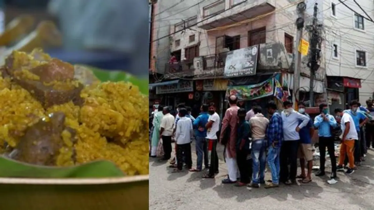 ഇത് ആ ക്യൂവല്ല; പുലർച്ചെ അഞ്ച് മണി മുതൽ കാത്തുനിൽക്കുന്നത് ബിരിയാണിക്കാണ്; വീഡിയോ വൈറല്‍