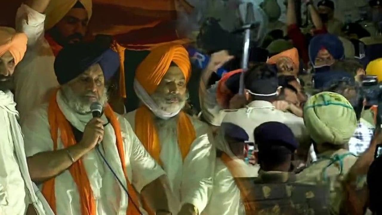 কিষাণ মার্চের উপর পুলিশের লাঠিচার্জ জলকামান, গ্রেফতার সদ্য প্রাক্তন কেন্দ্রীয় মন্ত্রীও, দেখুন