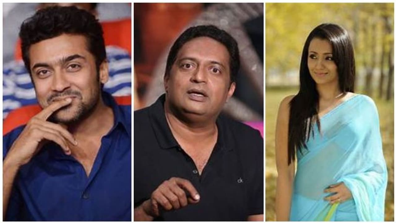 சூர்யாவை சவாலுக்கு அழைத்த பிரகாஷ் ராஜ்..! தீவிரமாக இருக்கும் திரிஷா..! சூர்யாவை சவாலுக்கு அழைத்த பிரகாஷ் ராஜ்..! தீவிரமாக இருக்கும் திரிஷா..!