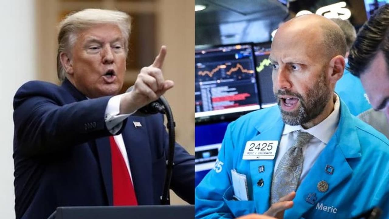 ഡൊണാൾഡ് ട്രംപിന് കൊവിഡ്: ഡൗ ജോൺസ് ഉൾപ്പടെയുളള യുഎസ് സ്റ്റോക്ക് ഫ്യൂച്ചറുകൾ കുത്തനെ ഇടിഞ്ഞു ഡൊണാൾഡ് ട്രംപിന് കൊവിഡ്: ഡൗ ജോൺസ് ഉൾപ്പടെയുളള യുഎസ് സ്റ്റോക്ക് ഫ്യൂച്ചറുകൾ കുത്തനെ ഇടിഞ്ഞു
