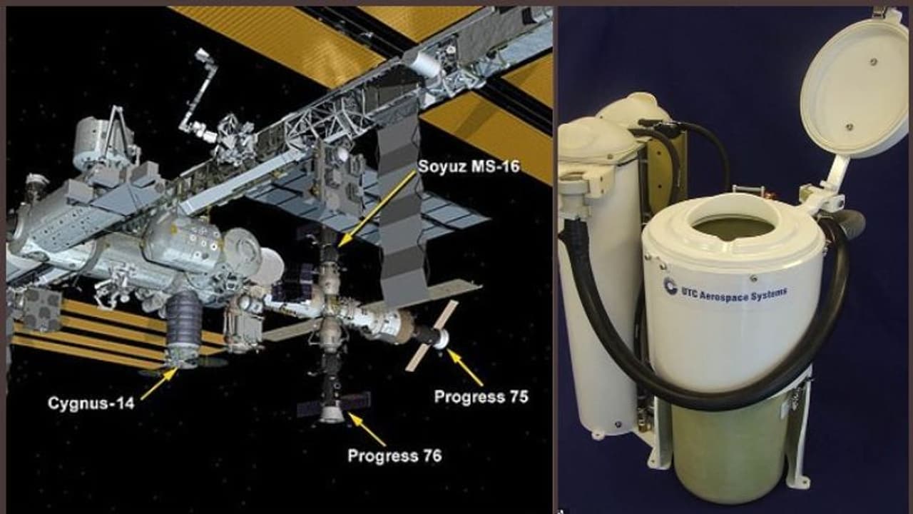 അന്താരാഷ്ട്ര ബഹിരാകാശ നിലയത്തില് പുതിയ ടോയ്ലറ്റ് സ്ഥാപിക്കുന്നു; ഇതിനൊരു പ്രത്യകതയുണ്ട്.! അന്താരാഷ്ട്ര ബഹിരാകാശ നിലയത്തില് പുതിയ ടോയ്ലറ്റ് സ്ഥാപിക്കുന്നു; ഇതിനൊരു പ്രത്യകതയുണ്ട്.!