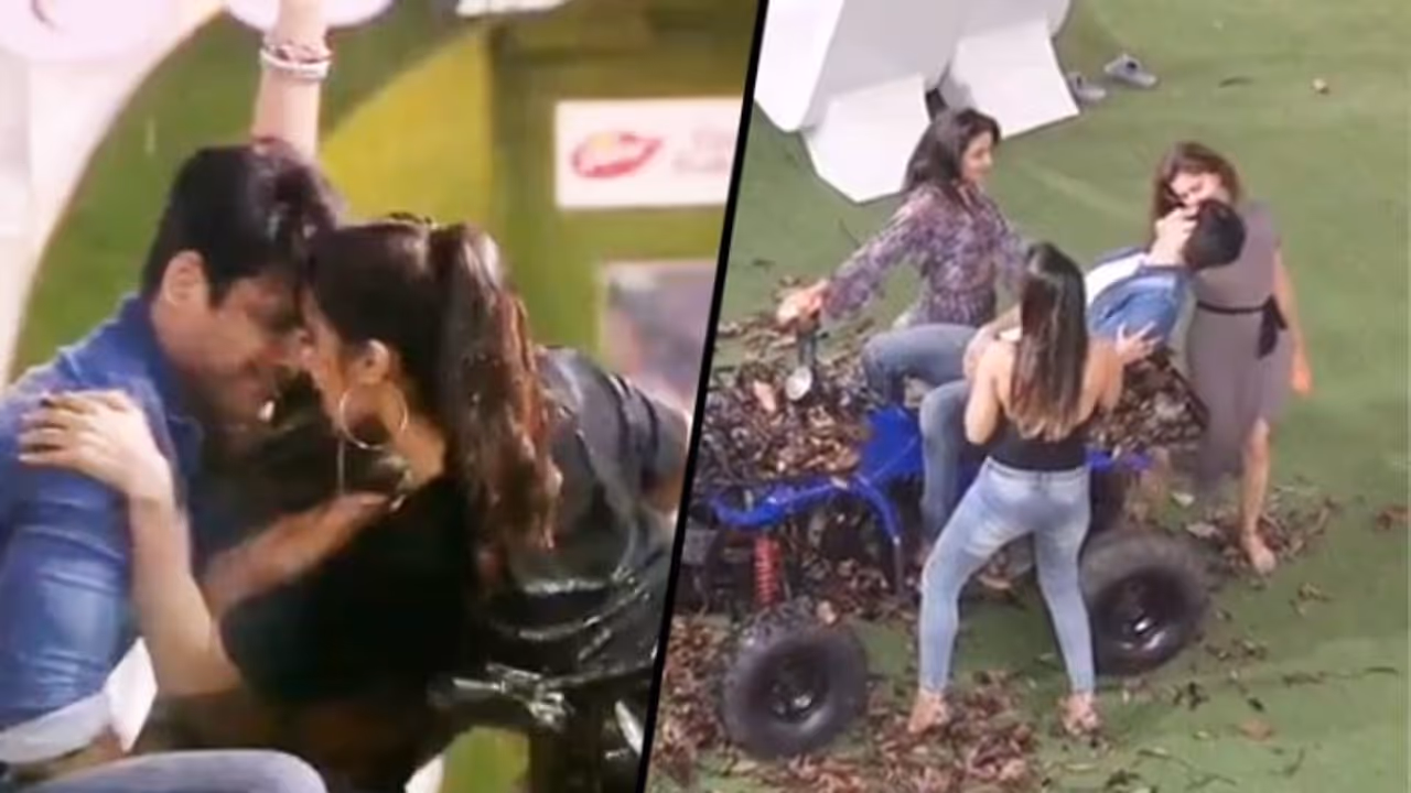 Bigg Boss 14: Sidharth Shukla gets seduced by female contestants, Nikki Tamboli shows sexy moves Bigg Boss 14: Sidharth Shukla gets seduced by female contestants, Nikki Tamboli shows sexy moves