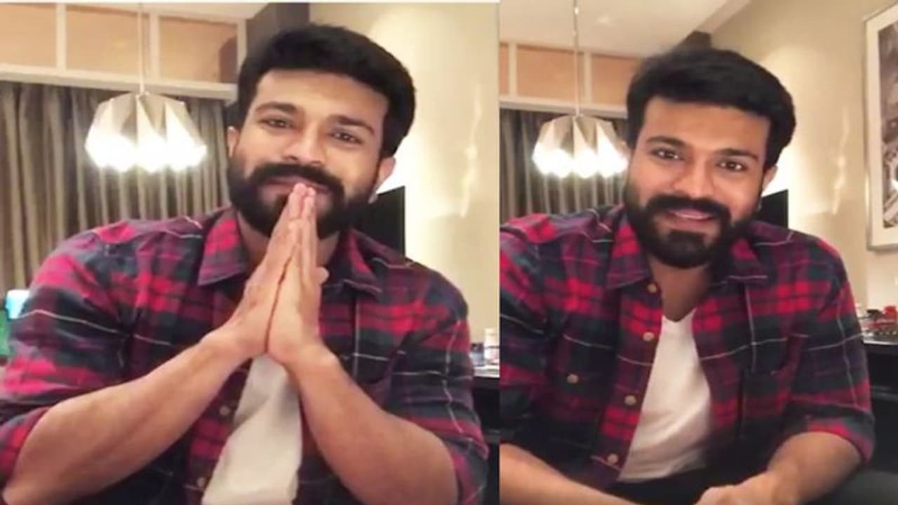 స్పెషల్ వీడియో విడుదల చేసిన రామ్ చరణ్ స్పెషల్ వీడియో విడుదల చేసిన రామ్ చరణ్
