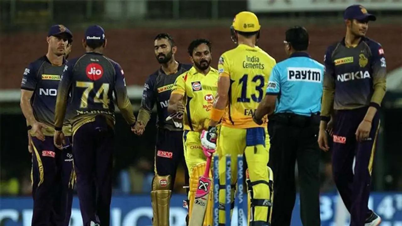 KKR vs CSK : सीजन में चेन्नई की तीसरी हार, कोलकाता ने CSK को 10 रनों से हराया KKR vs CSK : सीजन में चेन्नई की तीसरी हार, कोलकाता ने CSK को 10 रनों से हराया