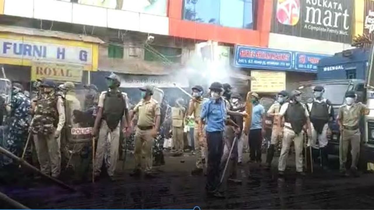 'Chemical laden water’ used in cannons by Kolkata Police on party workers, claims BJP