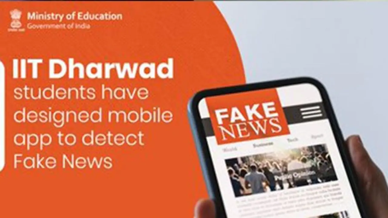 Students of IIT Dharwad invent app that identifies fake news