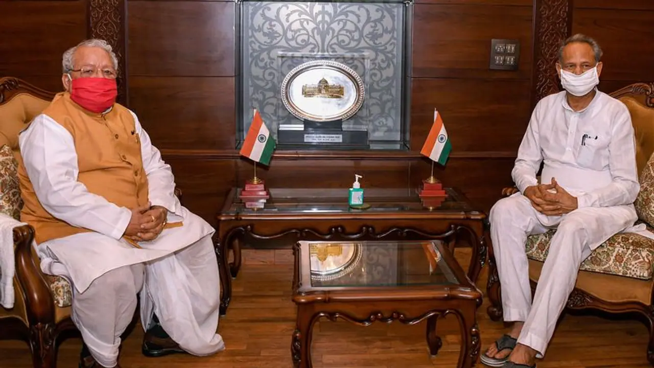 Rajasthan governor reviews law and order situation with CM Ashok Gehlot after priest murder Rajasthan governor reviews law and order situation with CM Ashok Gehlot after priest murder