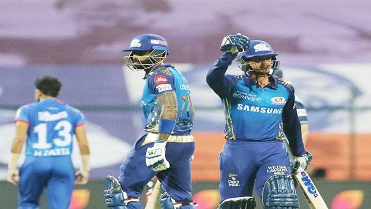 IPL 2020 : मुंबई ने दिल्ली को 5 विकेट से हराकर दी मात, प्वाइंट टेबल में टॉप पर पहुंची मुंबई इंडियंस IPL 2020 : मुंबई ने दिल्ली को 5 विकेट से हराकर दी मात, प्वाइंट टेबल में टॉप पर पहुंची मुंबई इंडियंस