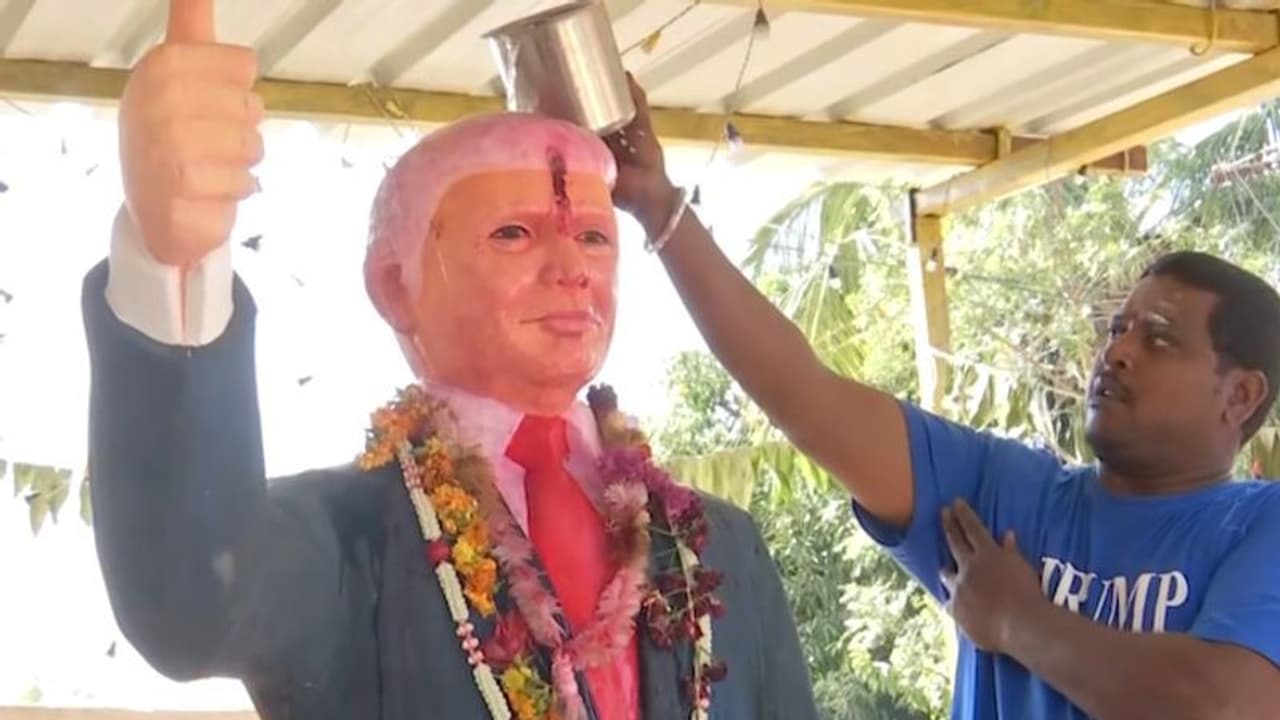 ట్రంప్ వీరాభిమాని బుస్స కృష్ణ ఆకస్మిక మృతి ట్రంప్ వీరాభిమాని బుస్స కృష్ణ ఆకస్మిక మృతి