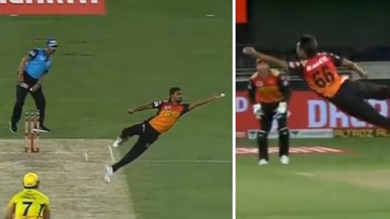 സൂപ്പര്മാനുണ്ടാകുമോ ഇത്ര മെയ്വഴക്കം? ധോണിയുടെ ക്യാച്ചെടുക്കാനുള്ള സന്ദീപിന്റെ ശ്രമത്തിന് ഫുള്മാര്ക്ക് സൂപ്പര്മാനുണ്ടാകുമോ ഇത്ര മെയ്വഴക്കം? ധോണിയുടെ ക്യാച്ചെടുക്കാനുള്ള സന്ദീപിന്റെ ശ്രമത്തിന് ഫുള്മാര്ക്ക്