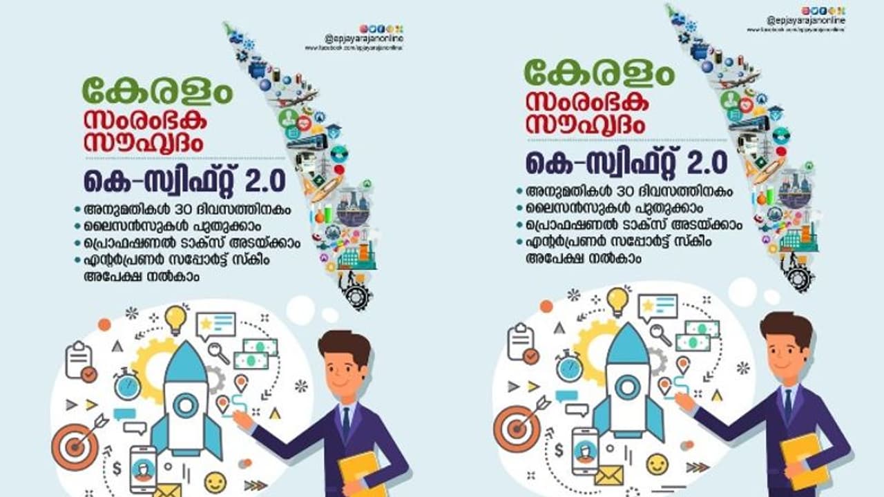 വ്യാവസായിക ആവശ്യങ്ങള് ഇനി എളുപ്പത്തില്; സംരംഭകര്ക്ക് കെ സ്വിഫ്റ്റ് വ്യാവസായിക ആവശ്യങ്ങള് ഇനി എളുപ്പത്തില്; സംരംഭകര്ക്ക് കെ സ്വിഫ്റ്റ്