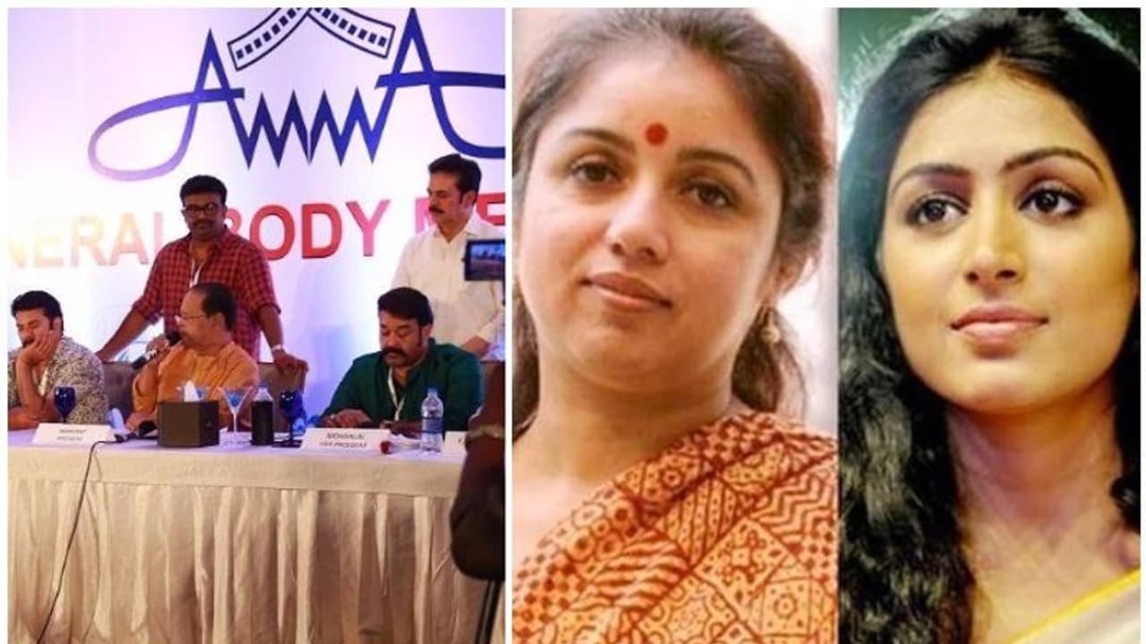 ഇടവേള ബാബുവിന്റെ പരാമർശത്തിൽ 'അമ്മ'യുടെ നിലപാട് വ്യക്തമാക്കാന് ആവശ്യപ്പെട്ട് രേവതിയും പത്മപ്രിയയും ഇടവേള ബാബുവിന്റെ പരാമർശത്തിൽ 'അമ്മ'യുടെ നിലപാട് വ്യക്തമാക്കാന് ആവശ്യപ്പെട്ട് രേവതിയും പത്മപ്രിയയും