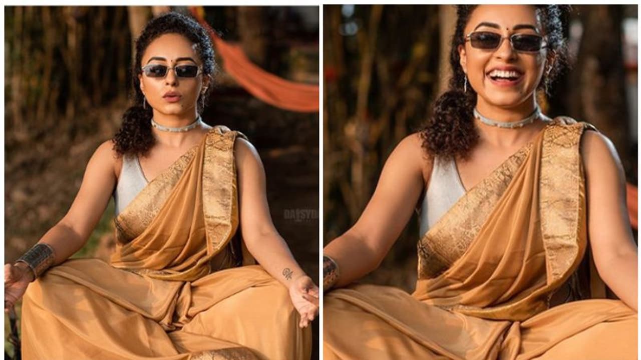 'മെഡിറ്റേഷന്റെ വിവിധ ഘട്ടങ്ങള്‍', കുസൃതിയുമായി വീണ്ടും പേളി മാണി