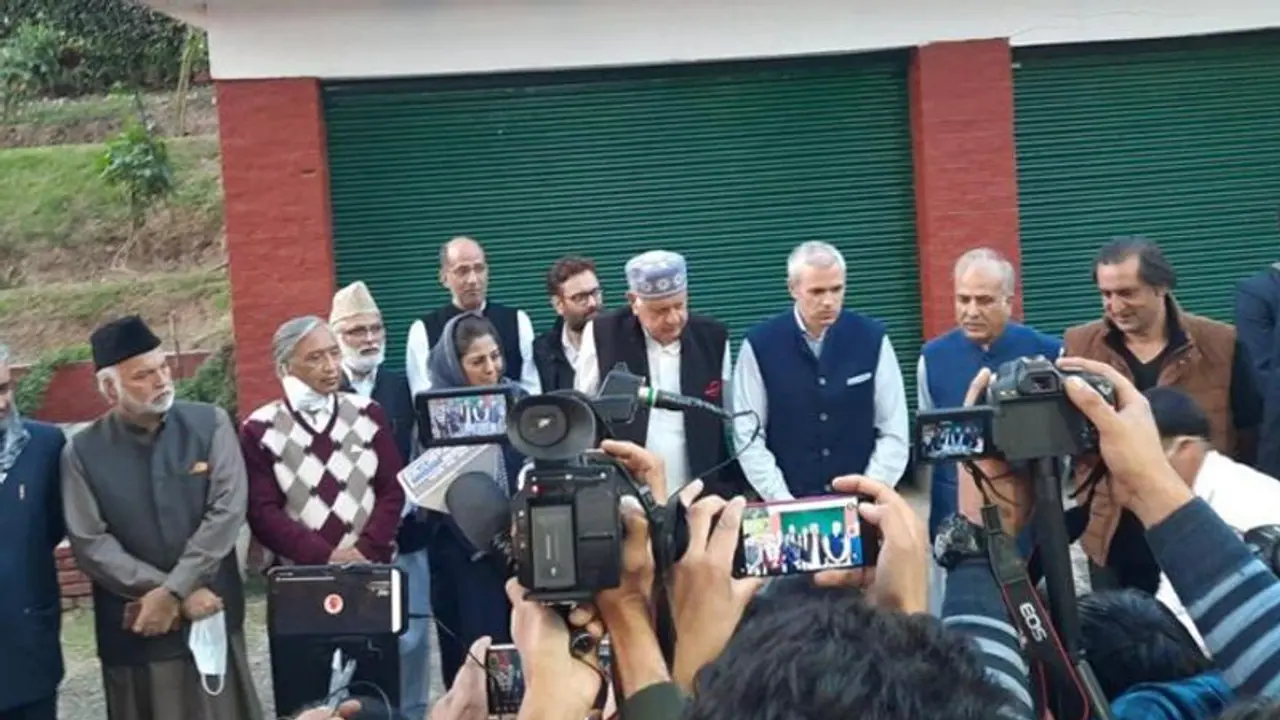 Gupkar alliance hardens stance, says elections only after J&K statehood Gupkar alliance hardens stance, says elections only after J&K statehood