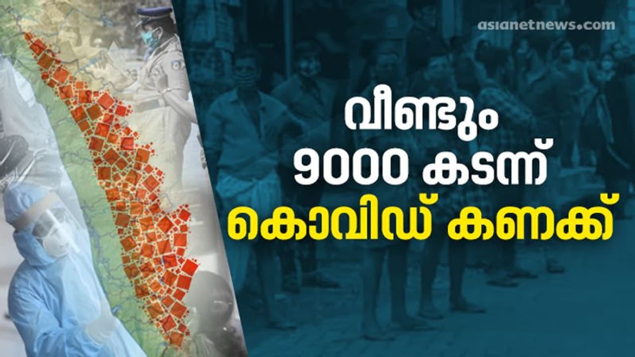 സംസ്ഥാനത്ത് 9016 പേർക്ക് കൂടി കൊവിഡ്; 7991 പേര്ക്ക് രോഗമുക്തി, 26 മരണം സംസ്ഥാനത്ത് 9016 പേർക്ക് കൂടി കൊവിഡ്; 7991 പേര്ക്ക് രോഗമുക്തി, 26 മരണം