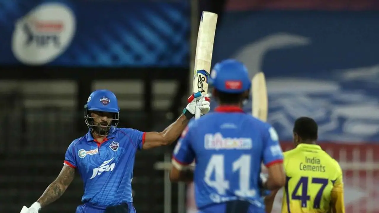 DCvsCSK: ‘గబ్బర్’ వన్ మ్యాన్ షో... సెంచరీతో ఢిల్లీని గెలిపించిన ధావన్...