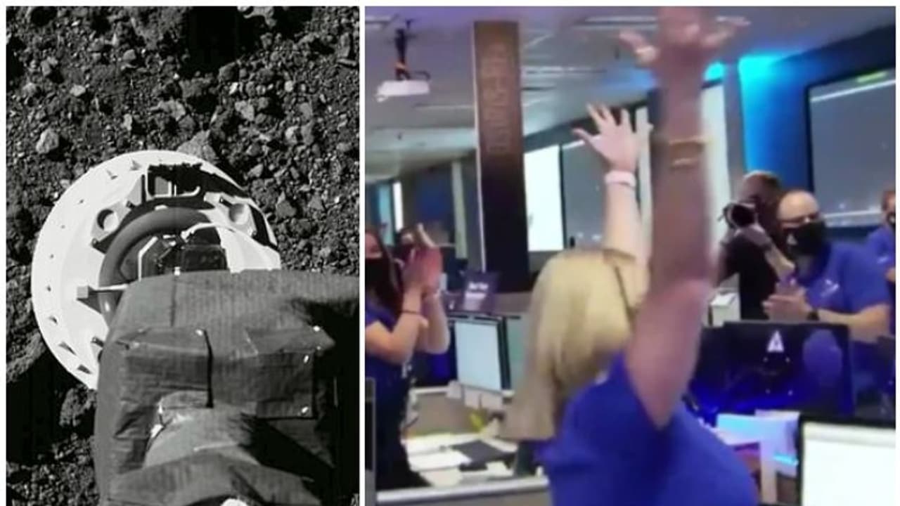 ಕ್ಷುದ್ರ ಗ್ರಹದ ಮೇಲೆ ಇಳಿದ ನಾಸಾ ನೌಕೆ, ಮಣ್ಣು ಸಂಗ್ರಹ!