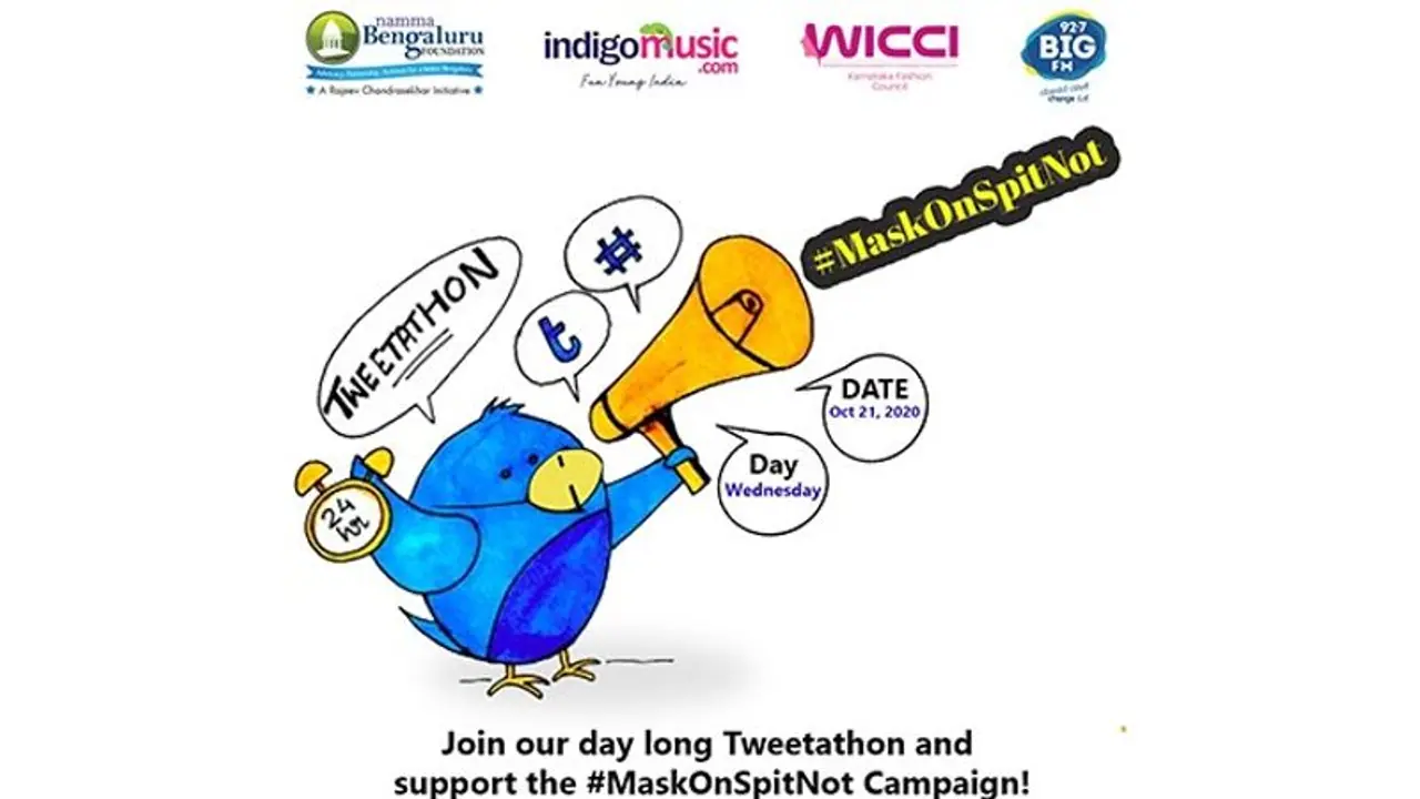 Namma Bengaluru Foundation launches Twitter campaign #MaskOnSpitNot to raise awareness on mask