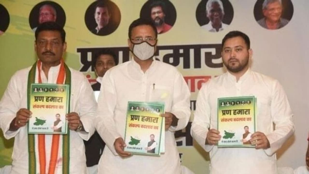 Bihar election 2020: Congress releases manifesto, says will bring state Farm Laws if voted to power Bihar election 2020: Congress releases manifesto, says will bring state Farm Laws if voted to power