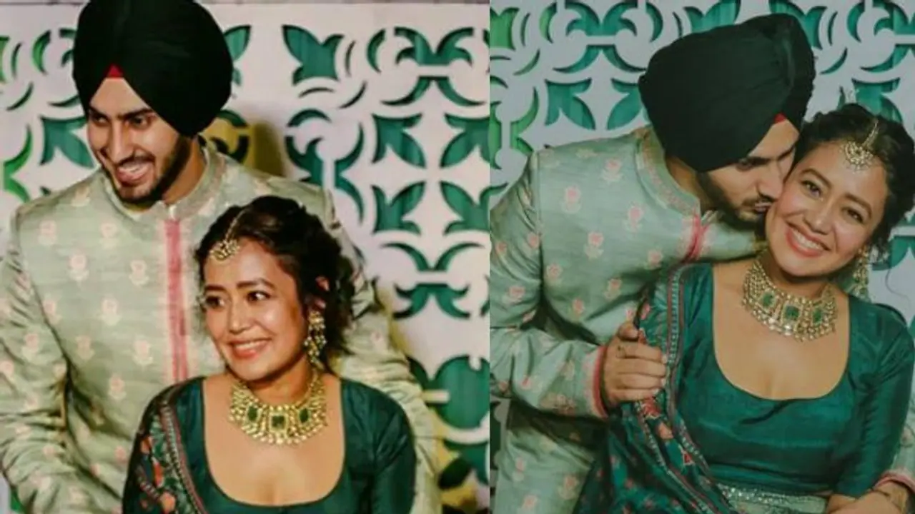 പച്ച ലെഹങ്കയില്‍ മനോഹരിയായ മണവാട്ടി; മെഹന്തി ചിത്രങ്ങള്‍ പങ്കുവച്ച് നേഹ