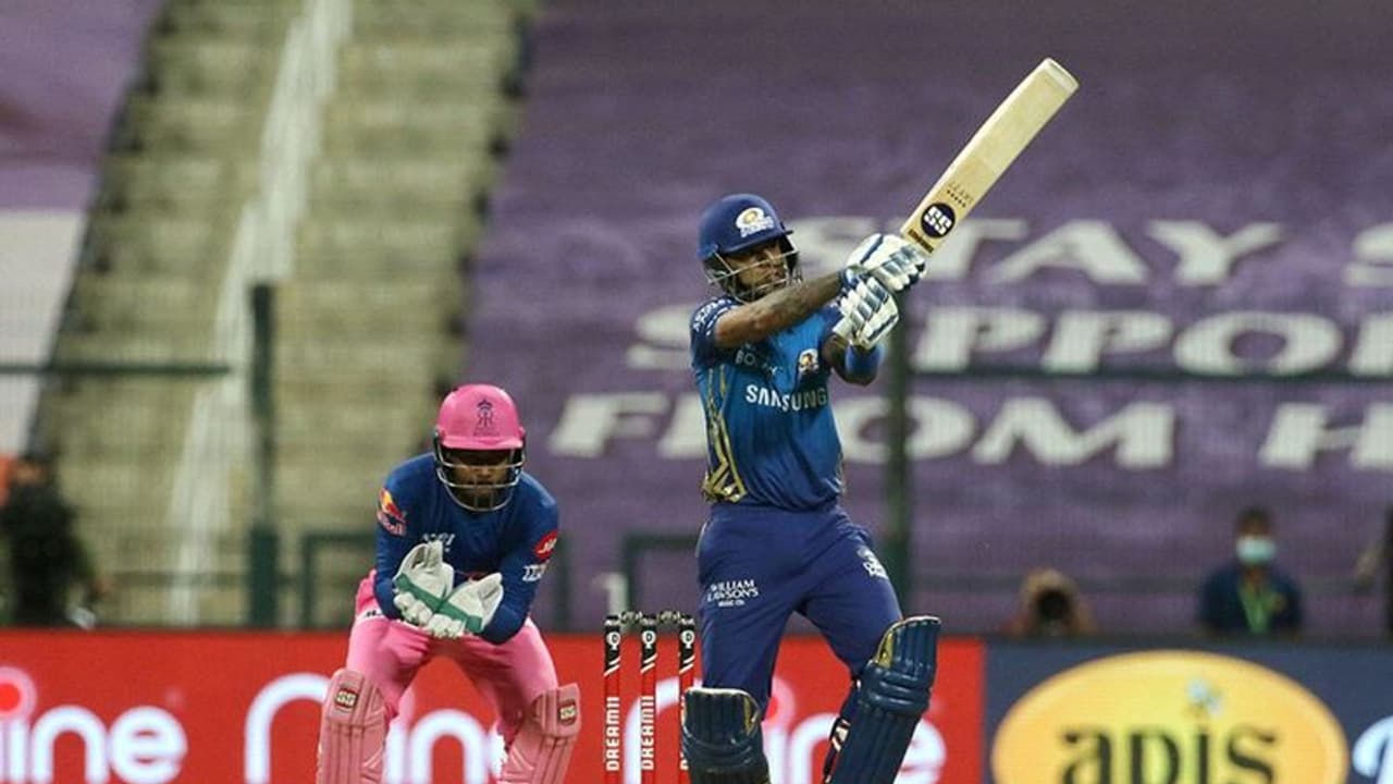 RRvsMI: హార్దిక్ పాండ్యా సిక్సర్ల మోత... భారీ స్కోరు చేసిన ముంబై ఇండియన్స్...