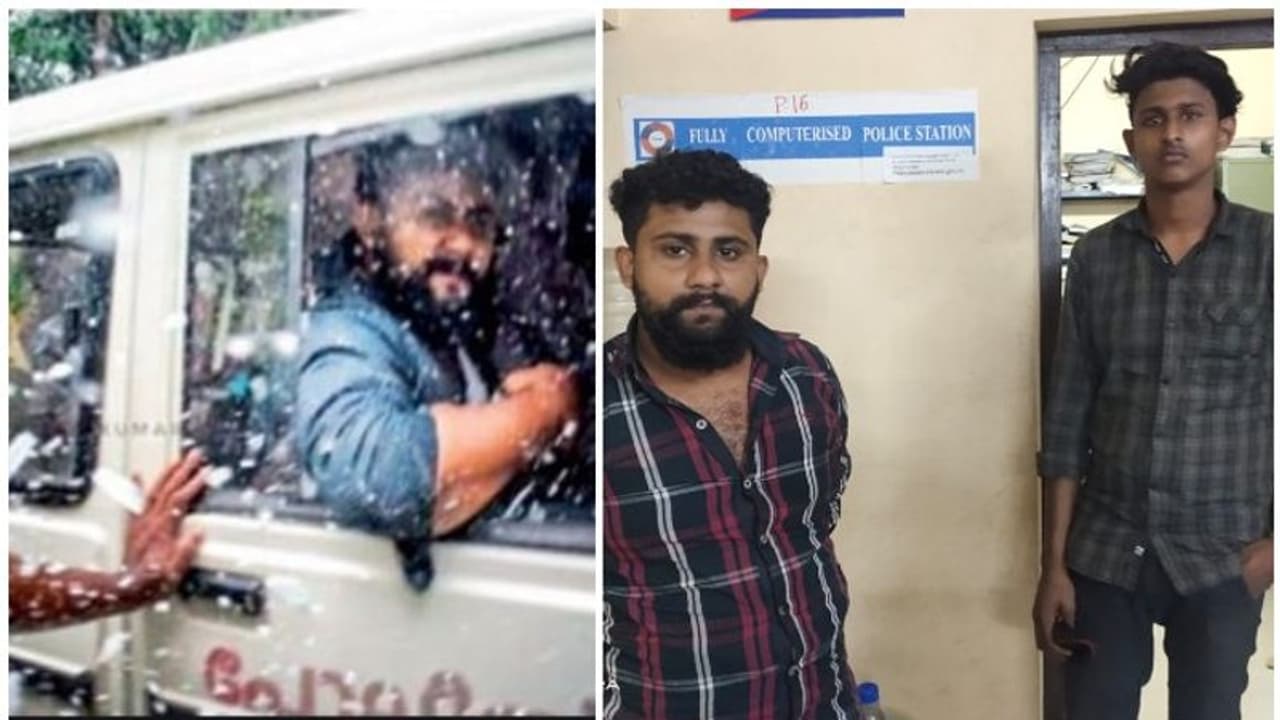സമരത്തിനിടെ പൊലീസ് വാഹനം തകര്ത്ത യൂത്ത് കോണ്ഗ്രസ് നേതാവും സുഹൃത്തും പീഡനക്കേസില് അറസ്റ്റില് സമരത്തിനിടെ പൊലീസ് വാഹനം തകര്ത്ത യൂത്ത് കോണ്ഗ്രസ് നേതാവും സുഹൃത്തും പീഡനക്കേസില് അറസ്റ്റില്