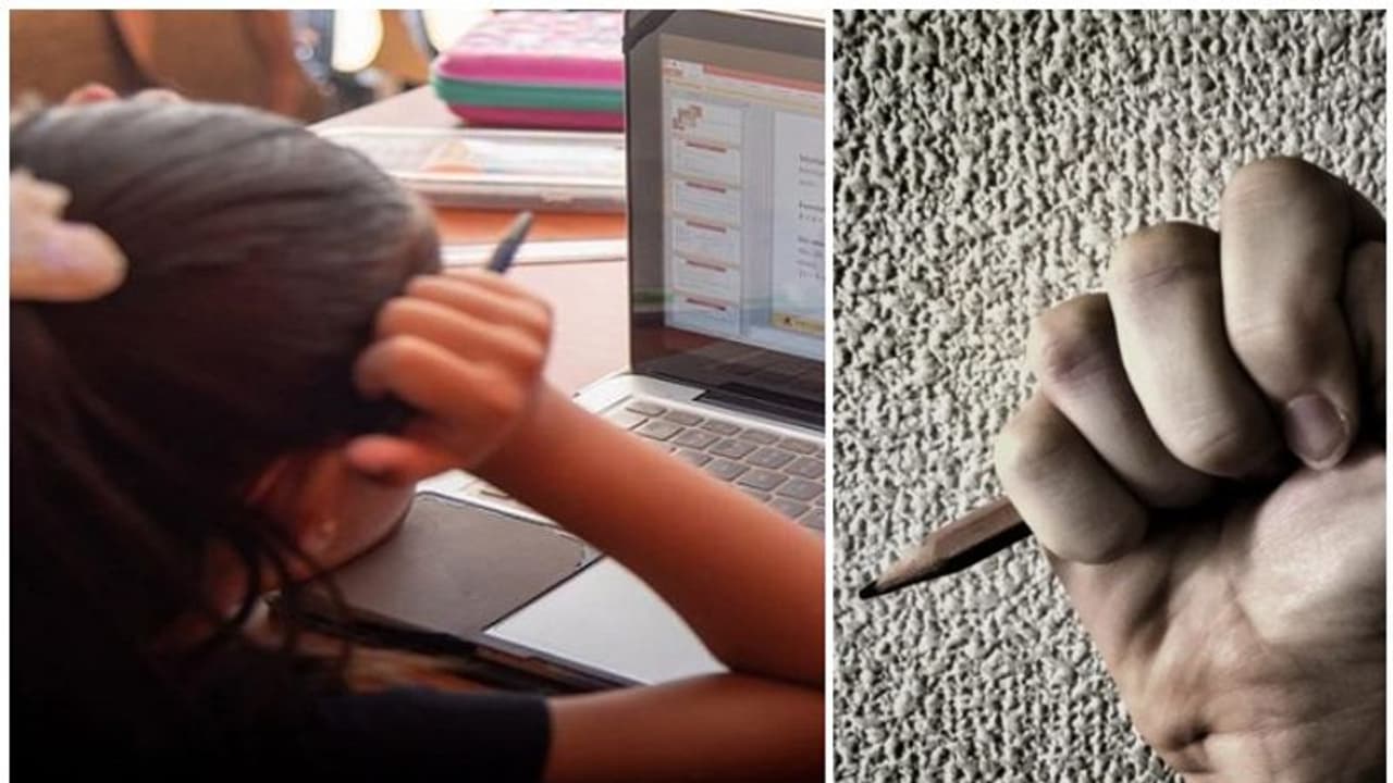 ഓൺലൈൻ ക്ളാസിൽ ടീച്ചറുടെ ചോദ്യത്തിന് ഉത്തരം പറയാത്തതിന് മകളുടെ പുറത്ത് പെൻസിലിനു കുത്തി; അമ്മയ്ക്കെതിരെ കേസ് ഓൺലൈൻ ക്ളാസിൽ ടീച്ചറുടെ ചോദ്യത്തിന് ഉത്തരം പറയാത്തതിന് മകളുടെ പുറത്ത് പെൻസിലിനു കുത്തി; അമ്മയ്ക്കെതിരെ കേസ്