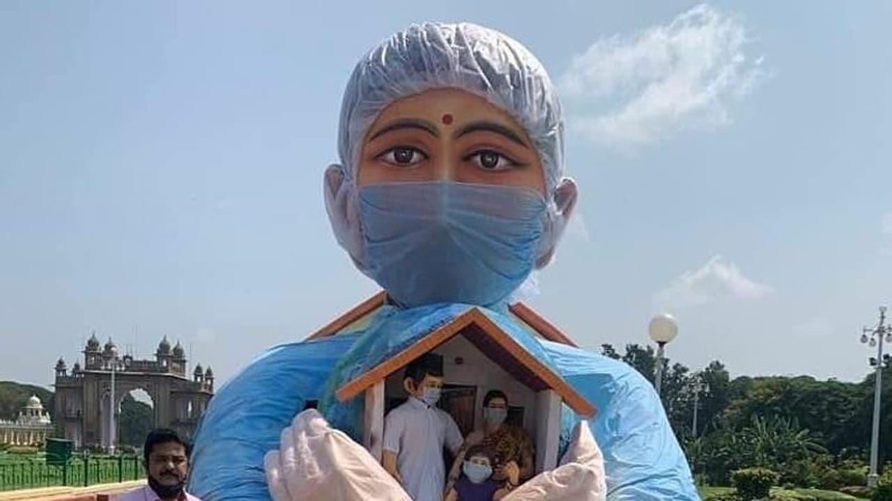 Mysuru Dasara: Only 2 tableaux and 5 cultural troupes to perform in Jamboo Savari this year Mysuru Dasara: Only 2 tableaux and 5 cultural troupes to perform in Jamboo Savari this year