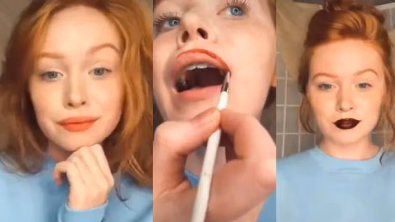 ലിപ്സ്റ്റിക്കിന് പകരം മൈലാഞ്ചി; ഒടുവിൽ സംഭവിച്ചത്...