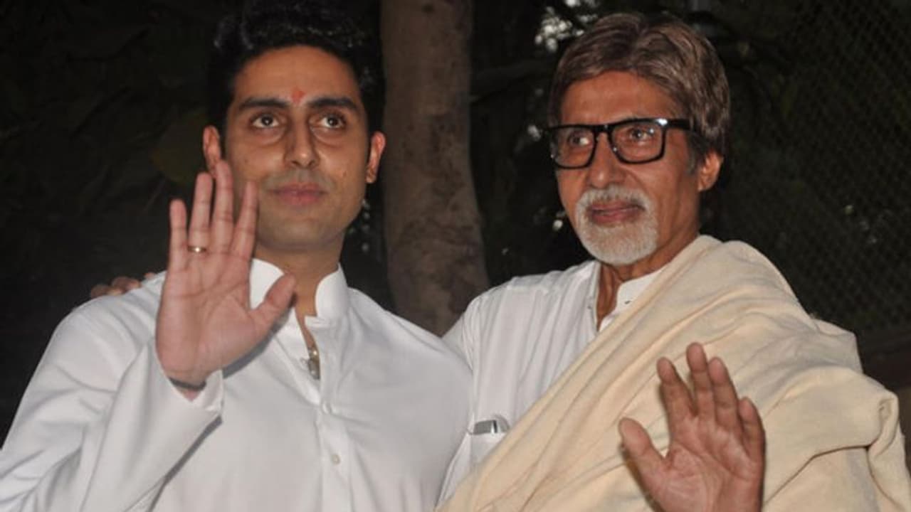 హాస్పిటల్ లో ఉంది నాన్న డూప్...అభిషేక్ బచ్చన్ సంచలన వ్యాఖ్యలు