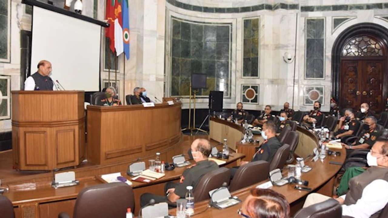 Rajnath to Commanders: Be wary of Chinese at LAC Rajnath to Commanders: Be wary of Chinese at LAC