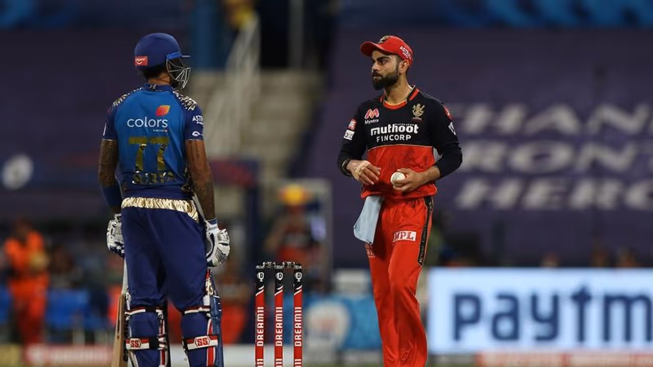 সূর্যকুমার যাদবের দুরন্ত ইনিংস, আরসিবিকে ৫ উইকেটে হারিয়ে ফের লিগ শীর্ষে মুম্বই ইন্ডিয়ান্স সূর্যকুমার যাদবের দুরন্ত ইনিংস, আরসিবিকে ৫ উইকেটে হারিয়ে ফের লিগ শীর্ষে মুম্বই ইন্ডিয়ান্স