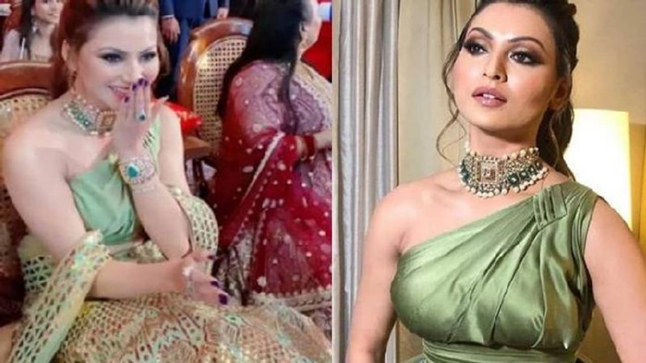 അതിമനോഹരിയായി ഉർവശി റൗട്ടേല; വധുവിനെ കടത്തിവെട്ടിയെന്ന് ആളുകള്! അതിമനോഹരിയായി ഉർവശി റൗട്ടേല; വധുവിനെ കടത്തിവെട്ടിയെന്ന് ആളുകള്!