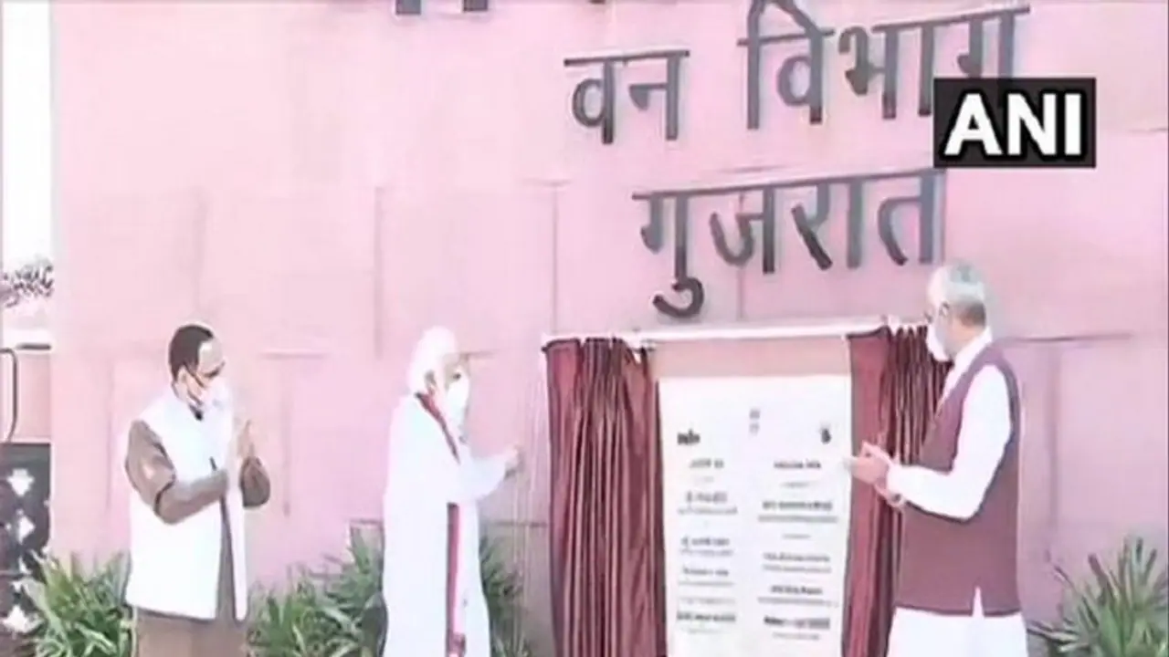 PM Modi inaugurates ‘Arogya Van’, Ekta Mall in Gujarat PM Modi inaugurates ‘Arogya Van’, Ekta Mall in Gujarat