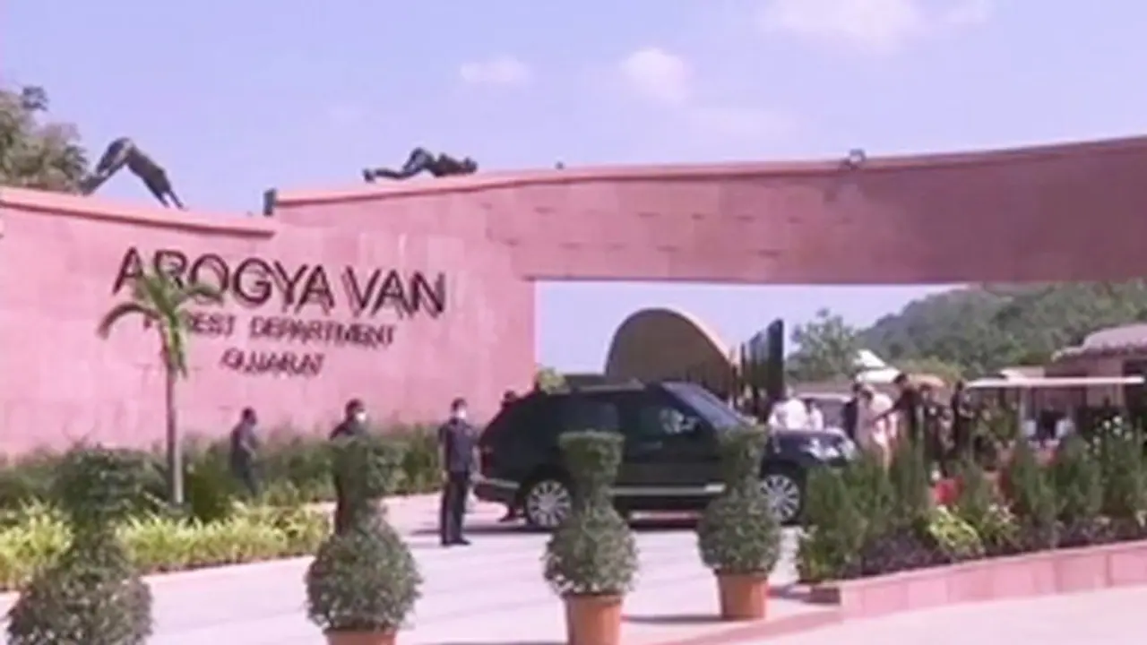 Arogya Van, inaugurated by PM Modi, houses medicinal plants and herbs Arogya Van, inaugurated by PM Modi, houses medicinal plants and herbs