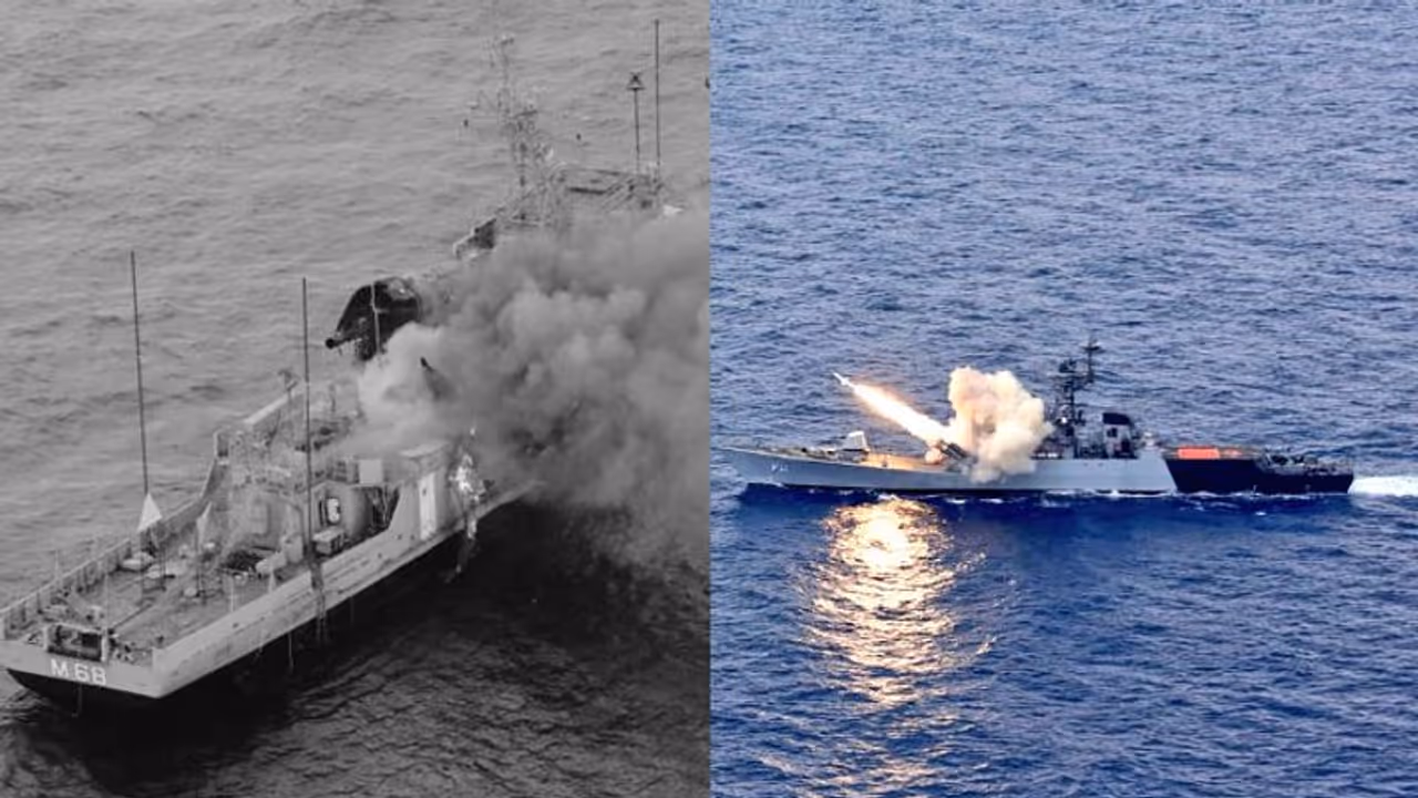 नेवी ने बंगाल की खाड़ी में दिखाई ताकत, INS कोरा से दागी एंटी शिप मिसाइल; धुआं धुआं हुआ टारगेट नेवी ने बंगाल की खाड़ी में दिखाई ताकत, INS कोरा से दागी एंटी शिप मिसाइल; धुआं धुआं हुआ टारगेट