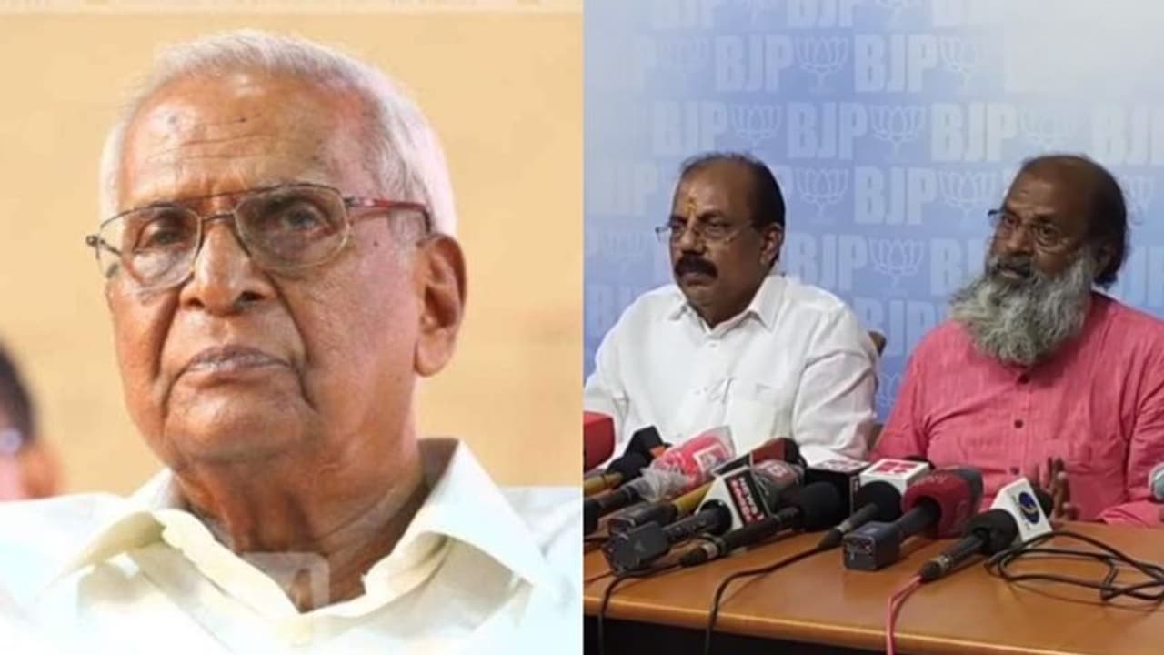 ബിജെപിയിൽ ചേർന്ന മകനെ തള്ളി സിപിഎം നേതാവ് എംഎം ലോറൻസ് ബിജെപിയിൽ ചേർന്ന മകനെ തള്ളി സിപിഎം നേതാവ് എംഎം ലോറൻസ്