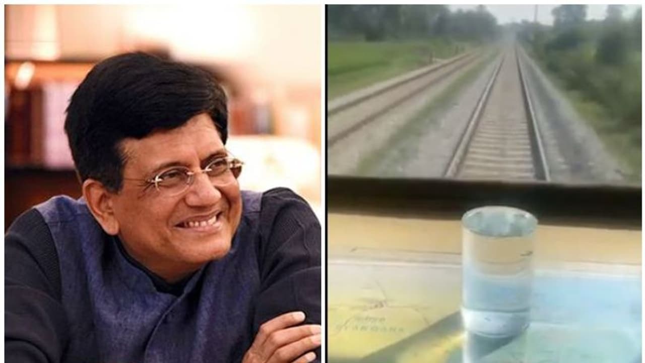 ഹൈസ്പീഡ് പാതയിലെ ട്രെയിന് യാത്രയുടെ റിവ്യൂവുമായി പിയൂഷ് ഗോയല് ഹൈസ്പീഡ് പാതയിലെ ട്രെയിന് യാത്രയുടെ റിവ്യൂവുമായി പിയൂഷ് ഗോയല്