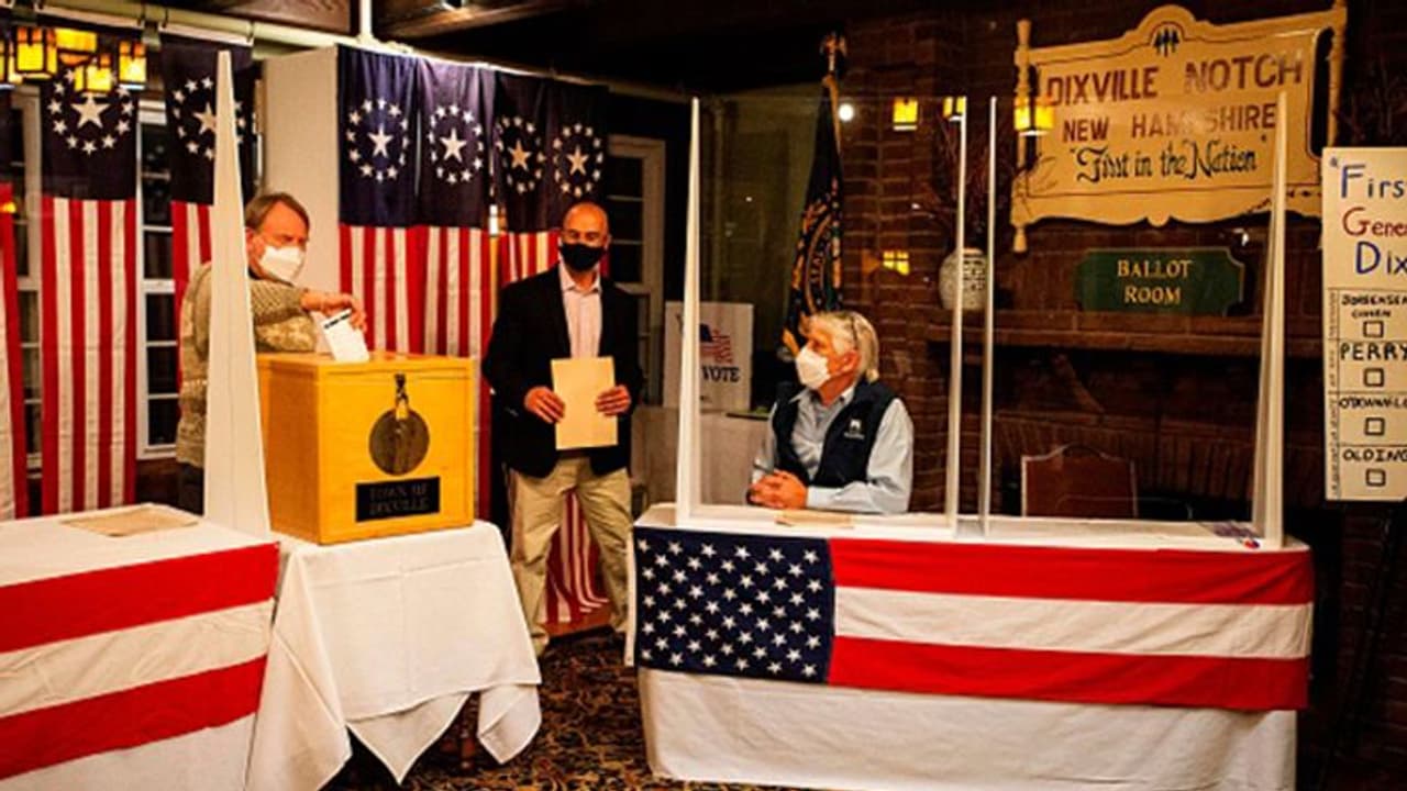 US elections 2020: Biden and Trump score first wins