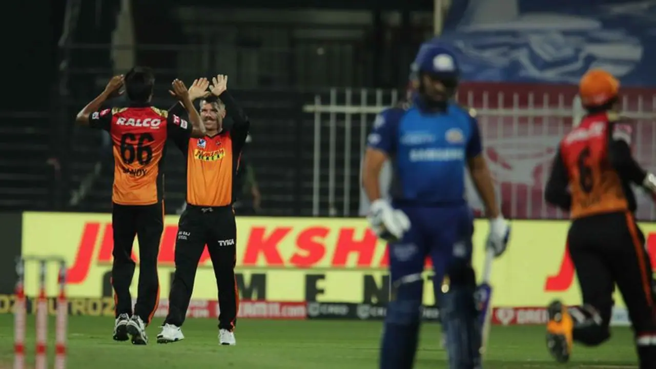 ಹೈದರಾಬಾದ್ ತಂಡಕ್ಕೆ ಸ್ಪರ್ಧಾತ್ಮಕ ಗುರಿ ನೀಡಿದ ಮುಂಬೈ! ಹೈದರಾಬಾದ್ ತಂಡಕ್ಕೆ ಸ್ಪರ್ಧಾತ್ಮಕ ಗುರಿ ನೀಡಿದ ಮುಂಬೈ!