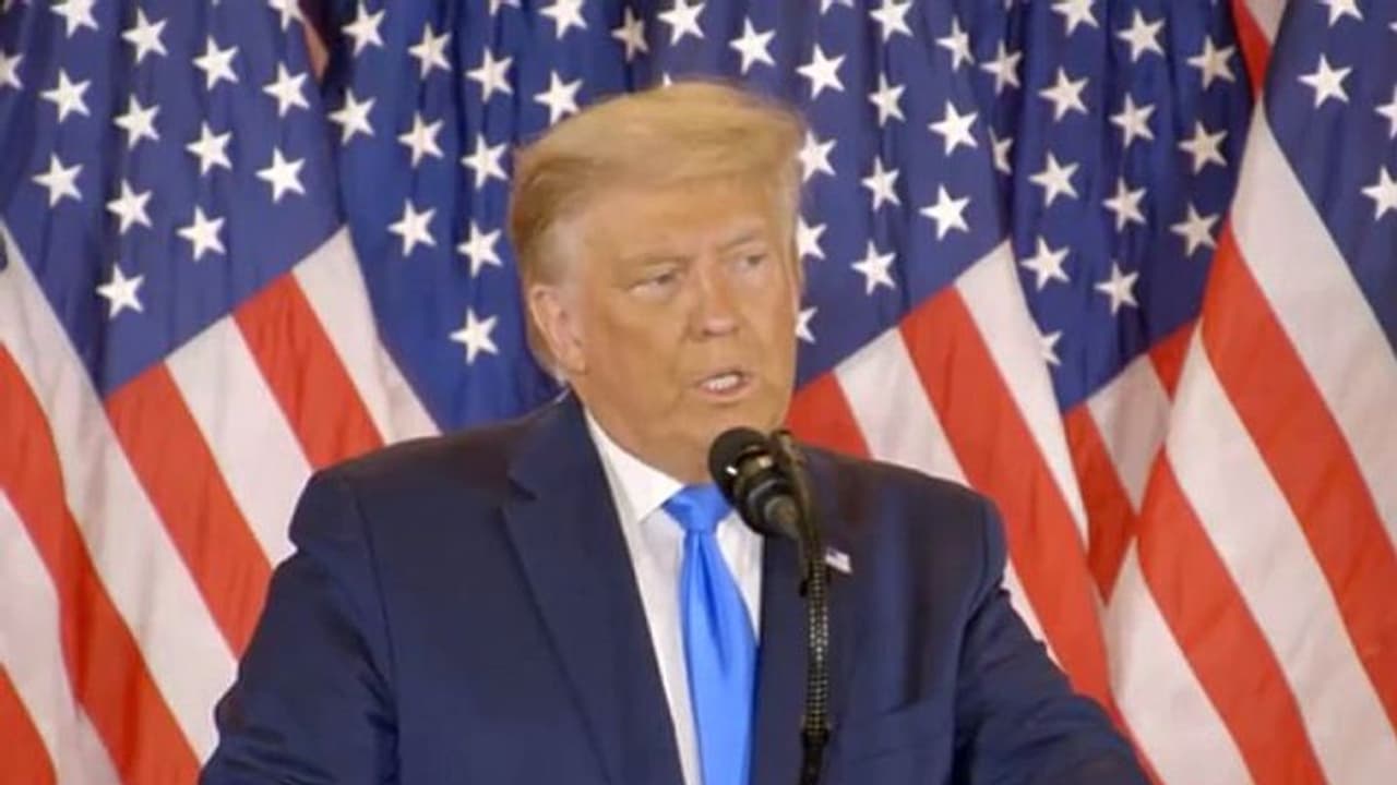 US elections 2020: Claiming victory, Trump says we will go to Supreme Court US elections 2020: Claiming victory, Trump says we will go to Supreme Court